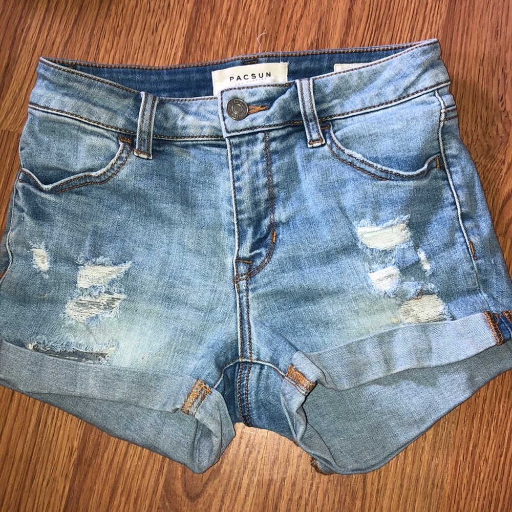 Pacsun Super Stretch Shortie Shorts